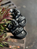 Leather Sandals Black