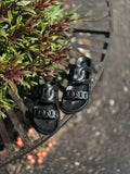 Leather Sandals Black