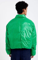 Puffer Cropped Jacket Green